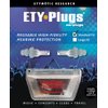 Etymotic Research ER20 High-Fidelity Earplugs (Concerts, Musicians, Airplanes, Motorcycles, Sensitivity and Universal Hearing Protection) - Standard, Clear Stem w/ Frost Tip