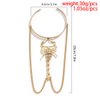 Rumtock Upper Arm Cuff with Gold Scorpion Tassels Pendant Halloween Women Costume Jewelry Adjustable Armlet Armband (Gold)
