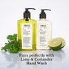 C.O. Bigelow Apothecary Duo, Lime Coriander Body Care Gift Box with Body Soap & Lotion, Gift Set of Two - Moisturizing Lotion & Liquid Body Wash for Dry Skin - 10fl oz Each