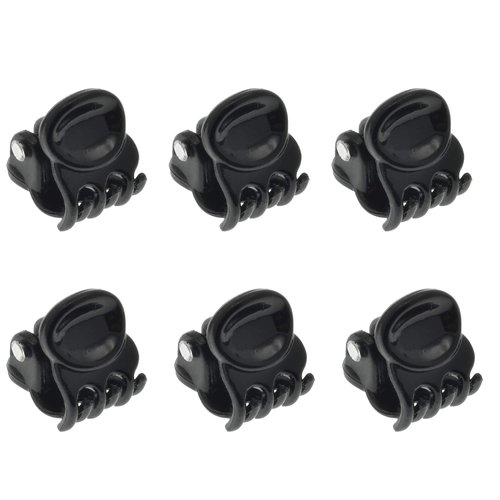 Camila Paris AD116/6 French Hair Clip for Women, Set of 6 Extra Small Girls Hair Claw Clips Jaw Fashion Durable Styling Hair Accessories for Women, Strong Hold No Slip Grip, Made in France