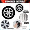 gisgfim 12 Packs Race Car Party Banners Wheel Tire Birthday Decorations Garland Kit Car Tyre Hanging Swirl Racing Car Paper Cutouts Banners Race Car Baby Shower Supplies for Kid Teen