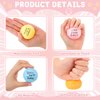 Wettarn 60 Pieces Motivational Stress Balls 1.97 Inch Inspirational Anxiety Stress Relief Balls with Quotes Encouraging Colorful Foam Balls Hand Exercise Squeeze Fidget Accessory (Pastel Colors)