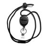 KEY-BAK Sidekick Retractable Badge Reel and Keychain Breakaway Lanyard with a Key Ring and Twist-Free Clear I.D. Badge Holder on a Retractable Lanyard, Model Number: 0KB1-0A44