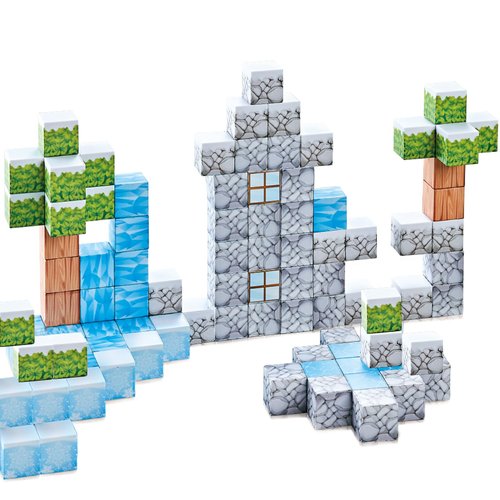 Magnetic Tiles-Build Mine Magnet World Frozen Set 3-4 ,Magnetic Blocks Sensory Toys for Age 5-7,STEM Magnets Cubes Building Toys for Halloween Christmas Birthday Gifts for Girls Boys Ages 4-8 8-12