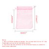 Bezall 100Pcs Organza Bags 5x7 Inch, Pink Sheer Baby Shower Party Favor Bags with Drawstring, Mesh Jewelry Gift Bags Wedding Candy Pouches