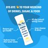 Bye-Bye Weekend Recovery & Hydration Drink Mix - Electrolytes, Probiotics, Vitamins for Liver & Gut - Goodbye Fatigue, Brain Fog - Zero Sugar Lemonade Powder - 10 Pack