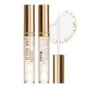 Kiss New York 3 PACK Lip Oil Gloss, Hydrating Non-Sticky Lip Oil, 100% Natural Oil Clear Lip Gloss, Lightweight Lip Moisturizer (Gold & Honey & Coconut)