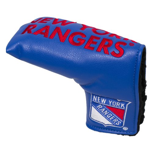 Team Golf NHL New York Rangers Vintage Blade Putter Cover Golf Club Vintage Blade Putter Headcover, Form Fitting Design, Fits Scotty Cameron, Taylormade, Odyssey, Titleist, Ping, Callaway
