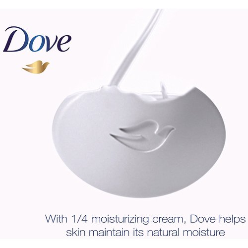 Dove Beauty Bar Soap - Gentle Exfoliating - 2 Count 4 OZ Bars Per Package - Pack of 3 Packages (Total of 6 Bars)