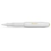 Kaweco CLASSIC SPORT White Gel Ballpoint Pen with 0.7 mm Rollerball Pen Refill for Left-Handed and Right-Handed Users in Classic Design with Ceramic Ball I Gel Roller 13.5 cm
