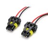 iJDMTOY 900-Series 9005 9006 Female Adapter Wiring Harness Sockets Wire Compatible with Automtive Driving Light, Fog Light, etc