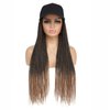 AliRobam Hat Wigs Baseball Cap with Senegalese Twist Braids Hair extensions Hat With Braided Hair attached for Black White woman (24inch, T27)