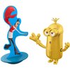 Minions: The Rise of Gru Villain Smack Kevin Action Figure Approx 4-in Movie Character Toy with Button-Activated Motion & Target Accessory for Ages 4 Years & Older