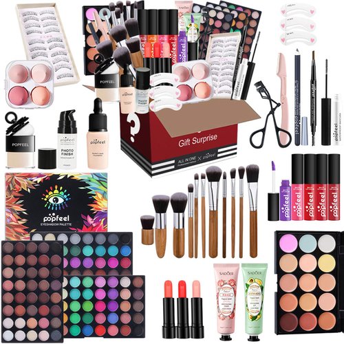 All in One Makeup Kit for Women Full Kit, Christmas Gifts Set for Women Girls with Eyeshadow Palette Makeup
