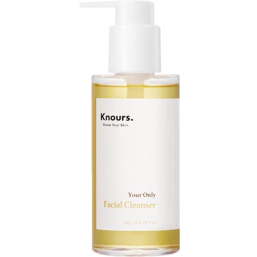 Knours. 2-in-1 Oil-to-Foam Non-Stripping Facial Cleanser, Honey & Plant Based Oils Makeup Remover Non Drying Clean Beauty (145ml 4.97 fl. oz.)