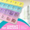 Weekly Pill Organizer with 28 Compartments, by MEDca