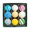 Fizz & Bubble Premium Moisturizing Bubble Bath Bomb Truffles for Adults, Women, Kids, and Gifts - 9 Bath Bomb Set - Spa Bon Bon Set
