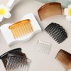 32 Pieces French Hair Side Combs Set Plastic Twist Comb with Hair Clip Combs Accessories Bridal Wedding Veil Comb for Girls Women (9/11/17/23 Teeth)