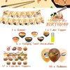 Ramen Party Decorations Japanese Noodles Birthday Decorations Includes Ramen Happy Birthday Banner Cupcake Toppers Cake Topper Spirals Balloons for Ramen Noodles Birthday Party Supplies