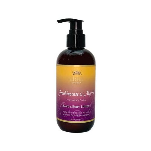 Abba Oil Body Lotion - Frankincense & Myrrh (8 oz with pump)