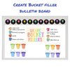 Joyful Artistry Bucket Filler Stickers for Teachers, 150 Pcs of Motivational Stickers for Bucket Filler Reward jar, Bucket Filler Pocket Chart, Bucket Filler Bulletin Board, Bucket Filler Poster