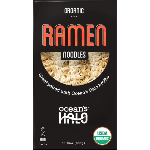 Ocean's Halo Organic Ramen Noodles 8.4 oz, 3 Pack Case