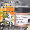 Nabila K Body Butter - Daily Moisturizer for Body Care - Skin Hydrating Deep Moisturizing - Natural Ingredients - Orange Blossom - 2 oz
