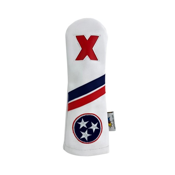 Tennessee State Flag Sunfish Leather X Hybrid Golf Club Headcover