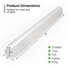 YENING Baby Bed Bumpers for Toddlers Foam Bed Guard Rail for Kids Bed Toddler Bed Bumper for Twin Full Queen King Size Bed Grey, 1-Pack