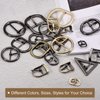uxcell Metal Roller Buckle, 5Pcs 3/4 Inch Single Prong Belt Buckle Oval Center Bar Buckles for Leather Craft Accessories, Bronze