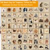 CHARLENT 148 PCS Dog Cat Temporary Tattoos for Kids - 3D Individual Puppy kitten Tattoos for Boys Girls Animals Birthday Party Favors Goodie Bag Fillers
