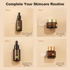 R RadiantRise Retinol moisturizing skin care mini kit,anti-aging travel kit, essence liquid, eye essence liquid, face cream and eye cream, replenish moisture for the skin