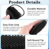 JIEYAO 8 Pcs Palm Combs for Men, Multiple Hand Combs, Portable Shampoo Comb Massager Hair Brush Comb Scalp Wave Brush Beard Grooming Palm Hair Brush for Home Office Travel Pets