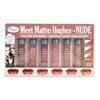 theBalm Meet Matte Hughes Nude Mini Liquid Lipstick Set, 0.04 Fl Oz (Pack of 6)