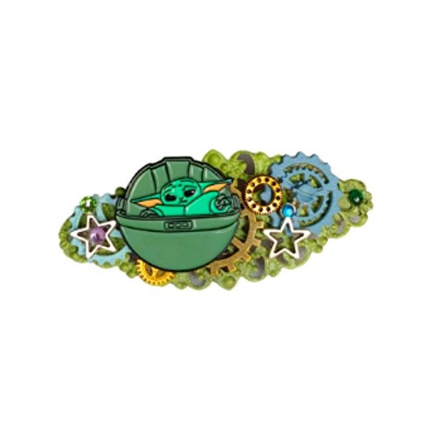 Steampunk Hair Barrette the Child Hair Clip Baby Alien