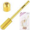 Pana 3/32" Small Smooth Top Nail Carbide Bit - Gold Color (Grit: Extra Fine - XF) for Electric Dremel Drill Machine