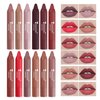 Agrifilm Matte Velvet Lipstick Lip Crayon Nourishing Non-Stick Cup Lip Stain Lip Gloss,Long-lasting Waterproof Lip Stick Lip Makeup for Women (2)