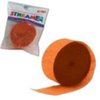 Premium Orange Crepe Paper Streamer - 81 ft (1 Pc) - Perfect for Birthdays, Weddings, and Events