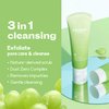 WELCOS FRUDIA Green Grape Pore Control Face Scrub Cleansing Foam - Daily Facial Cleanser Face Wash Scrub | Gentle Face Cleanser Face Scrub Exfoliating Face Wash | Korean Cleanser Facial Scrub (4.9oz)