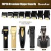 8 Premium Clipper Guards for BaBylissPRO Barberology FX870，FX890，FX825 and FX673 Clippers, Fit for Babyliss Clipper Guards with Metal Clip - Cutting Lengths 1/16-3/4 inch Attachment Combs Set