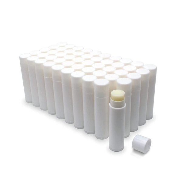 Beekeeper Made Natural Cherry Lip Balm Bulk, Unlabeled Filled, 50 Pack Add Your Own Labels