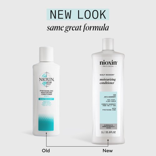 Nioxin Scalp Recovery Anti-Dandruff Moisturizing Conditioner for Itchy & Flaky Scalp, Pyrithione Zinc, 33.8 oz