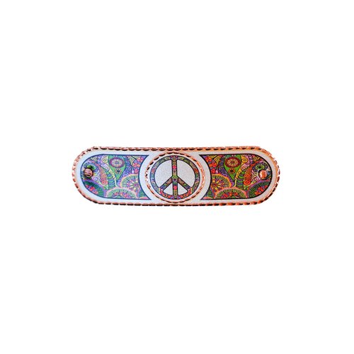 Women&#39;s hair accessories for long/Thin hair Hair Clip Artisan Handcrafted Peace Symbol French Bar...