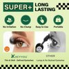 Lash Bond and Seal 10ML White Bond and Seal Lash Glue KEYYOU Lash ClUSter Glue MasUSra for Long Lasting WaterProof Lash Extension Glue Clear-5ml+5ml