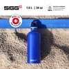 SIGG - Aluminum Water Bottle - Traveller Blue - Climate Neutral Certified - Suitable For Carbonated Beverages - Leakproof & Lightweight - BPA Free - 34 oz