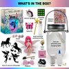 Make Your Own Unicorn & Fairy Lantern Jar Night light Arts and Crafts for Kids, Best Birthday Gifts for Girls Ages 3 4 5 6 7 8 9 10 11 12 Years old, DIY Unicorn Gift & Fairy Craft Kit for Little Girls