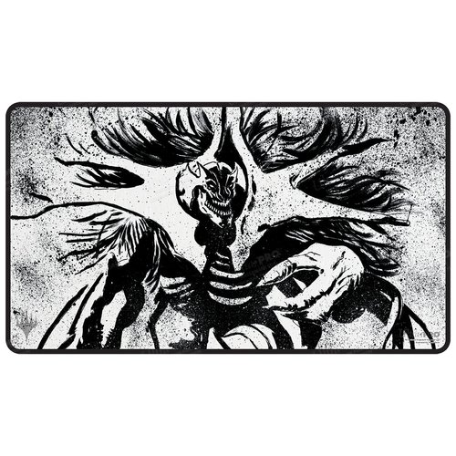 Ultra PRO - March of The Machine Black Stitched Card Playmat ft. Vorinclex for MTG - Protect Your Cards During Gameplay from Scuffs & Scratches, Perfect as Oversized Mouse Pad for Gaming & Desk Mat
