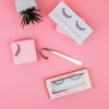 Icona Lashes Hair Removal & Eyelash Tweezer - J-curved Tip for Precise Plucking - Applicator Tool for False Eyelash Clusters & Lash Extensions - 24K Gold Plating, Stainless Steel - Case Included
