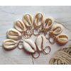10 Pack Shell Headpiece Hair Clips for Women, Seashell Pendant Hair Slide Stylish Ponytail Hair Braid Rings Hair DIY Jewelry Accessories Prom (Gold)