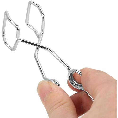 10 PCS Labs Stoddard Test Tube Clamp, Stainless Steel with Finger Grips, 6" Length